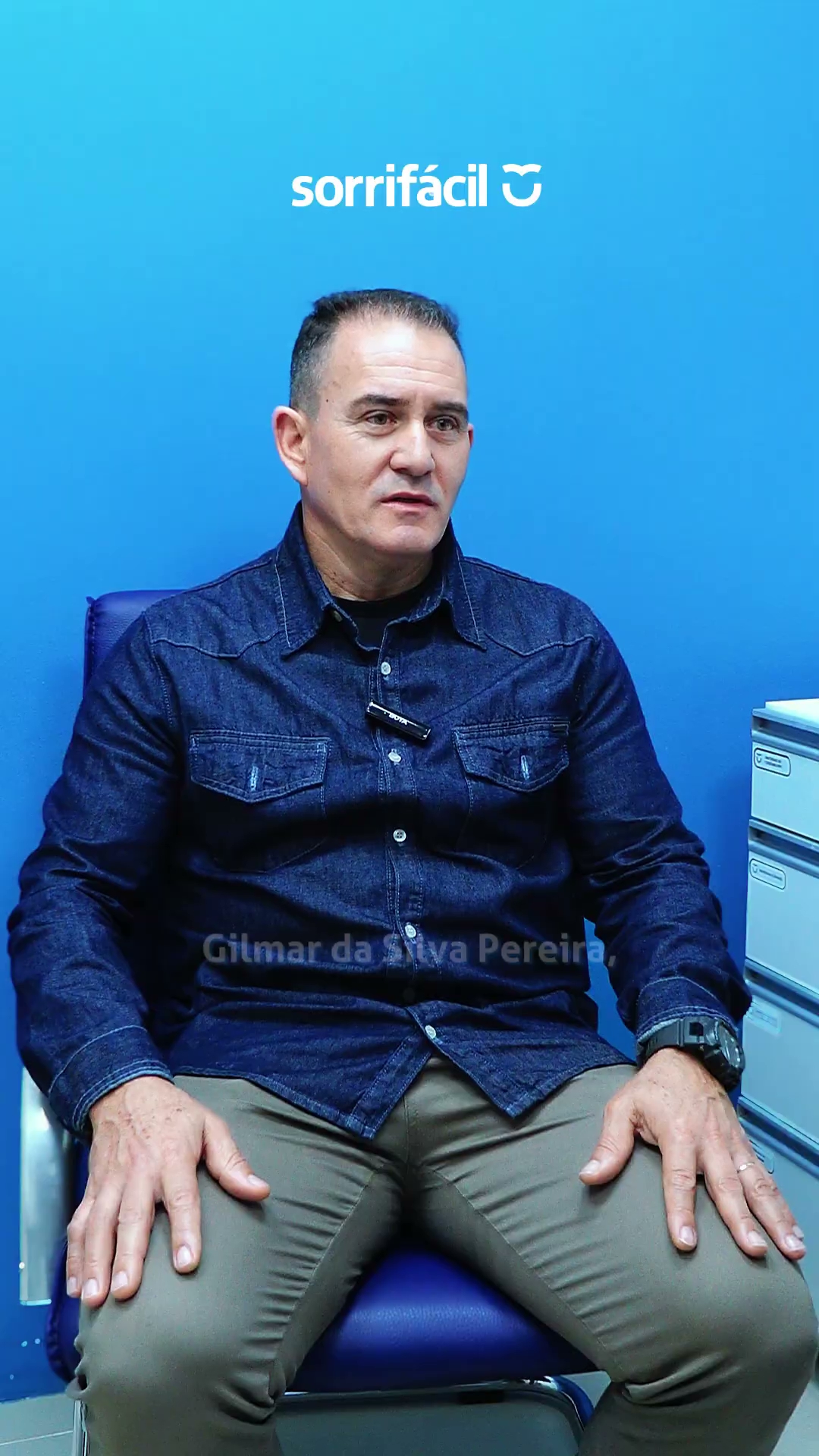 Capa do vídeo: depoimento de Gilmar da Silva Pereira